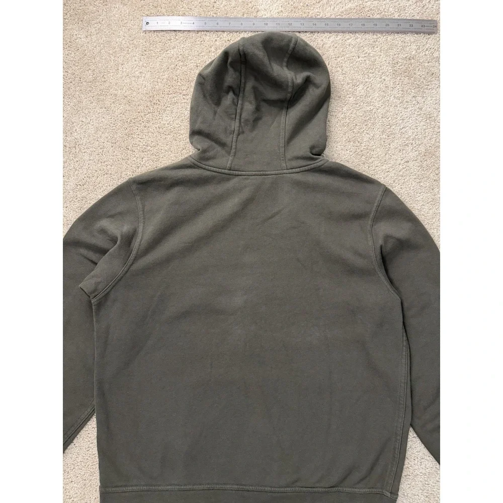 The North Face Half Dome Pullover‎ Hoodie Olive Green Size Large Kangaroo Pocket